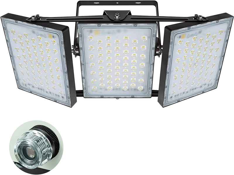 300W Dusk to Dawn LED Flood Light, STASUN 27000Lm Super Bright Outdoor Lighting, 5000K Daylight White, IP65 Waterproof Wide Angle Exterior Lighting LED Security Area Light for Yard, Patio, Parking Lot Home & Garden > Lighting > Flood & Spot Lights STASUN 300W Dusk to Dawn Light  
