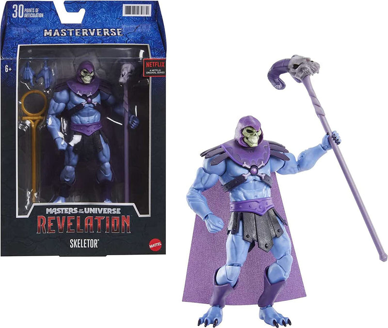 Masters of the Universe Masterverse New Eternia He-Man Action Figure with Accessories, 7-Inch Motu Collectible Gift for Fans 6 Years Old & Up Sporting Goods > Outdoor Recreation > Winter Sports & Activities Mattel Masterverse Skeletor Classic  