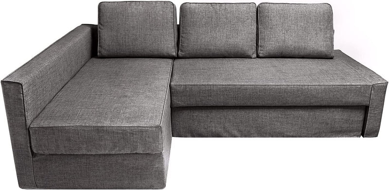 CRIUSJA Couch Covers for IKEA Friheten Sofa Bed Sleeper, Couch Cover for Sectional Couch, Sofa Covers for Living Room, Sofa Slipcovers with Cushion and Throw Pillow Covers (2030-17, Left Chaise) Home & Garden > Decor > Chair & Sofa Cushions CRIUSJA S-19 Left Chaise 
