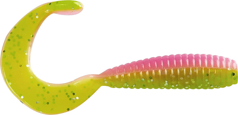 Bobby Garland Hyper Grub Curly-Tail Swim-Bait Crappie Fishing Lure, 2 Inches, Pack of 18 Sporting Goods > Outdoor Recreation > Fishing > Fishing Tackle > Fishing Baits & Lures Pradco Outdoor Brands Electric Chicken  