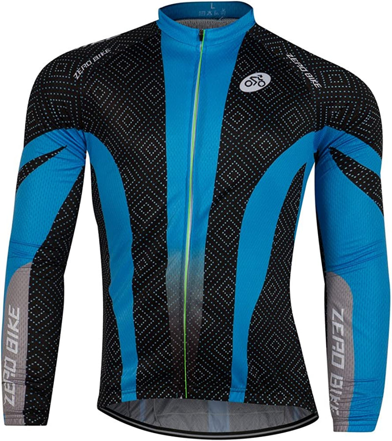 ZEROBIKE Men'S Breathable Long Sleeve Cycling Jersey Fast Drying Mesh Cycling Cloting Road Mountain Biking Breathable Vest Sporting Goods > Outdoor Recreation > Cycling > Cycling Apparel & Accessories ZEROBIKE Type 4 X-Large 