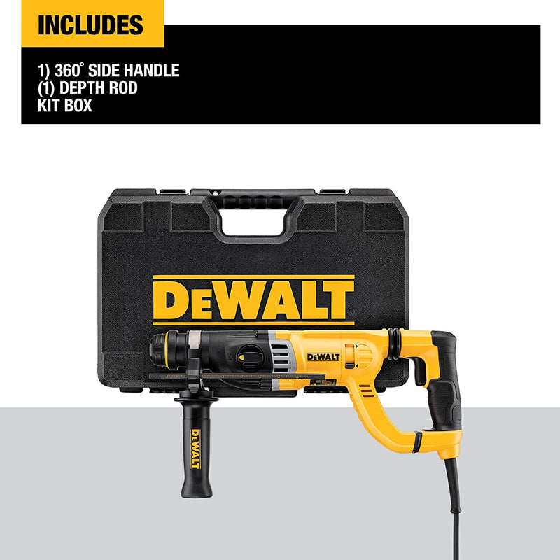 DEWALT Rotary Hammer Drill with Shocks, D-Handle, SDS, 1-1/8-Inch (D25263K) Sporting Goods > Outdoor Recreation > Fishing > Fishing Rods DEWD7   