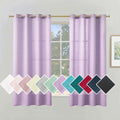 SOFJAGETQ Light Grey Sheer Curtains, Linen Look Semi Sheer Curtains 84 Inches Long, Grommet Light Filtering Casual Textured Privacy Curtains for Living Room, Bedroom, 2 Panels (Each 52 X 84 Inch Home & Garden > Decor > Window Treatments > Curtains & Drapes SOFJAGETQ Purple 52W x 63L 