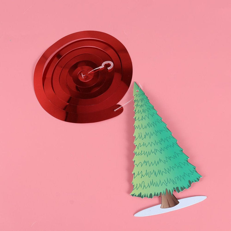 30PCS Christmas Spiral Swirl Hanging Dizzy Dangler PVC Foil Hanging Decoration for Christmas Party Supplies Home Home & Garden > Decor > Seasonal & Holiday Decorations& Garden > Decor > Seasonal & Holiday Decorations VERR   