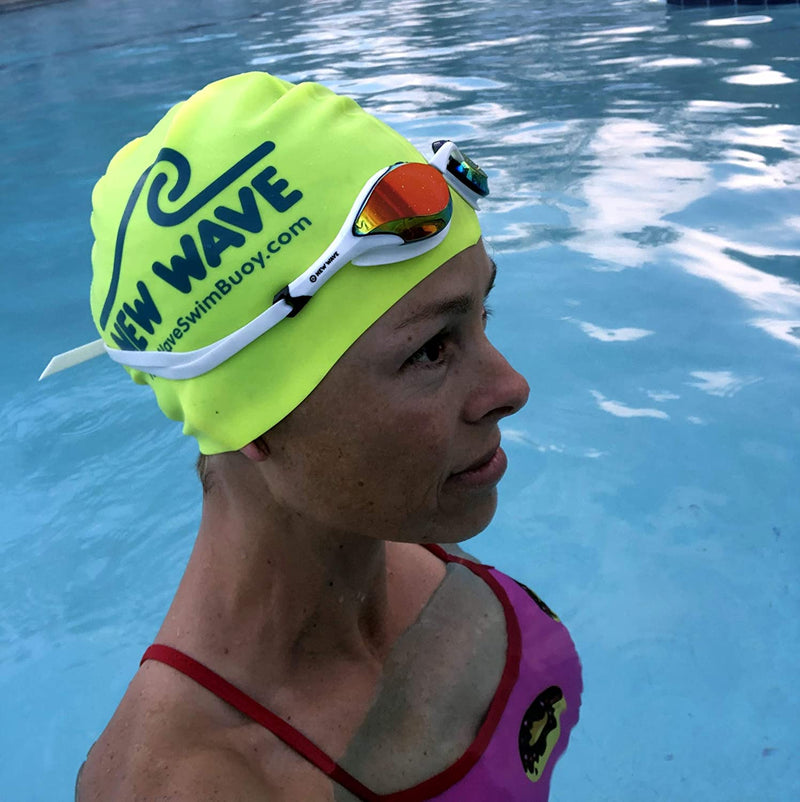 New Wave Swim Goggles with Protective Storage Case - anti Fog Lenses, Four Nose Bridges for Triathlon & Open Water Swimming Sporting Goods > Outdoor Recreation > Boating & Water Sports > Swimming > Swim Goggles & Masks New Wave Swim Buoy   