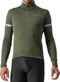 Castelli Cycling Fondo 2 Jersey FZ for Road and Gravel Biking I Cycling Sporting Goods > Outdoor Recreation > Cycling > Cycling Apparel & Accessories Castelli Military Green/Silver Reflex Medium 