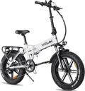 VITILAN V3 Electric Bike for Adults 750W Motor,20''X4.0'' Folding Fat Tires Ebike 48V 13.4Ah Removable Lithium Battery, Electric Bicycle up to 32MPH