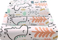 JSD Beach Theme Kids Printed Sheet Set Twin Deep Pocket, 3 Piece Soft Starfish Jellyfish Warm Microfiber Bed Sheets Home & Garden > Linens & Bedding > Bedding JSD Palm and Dinosaur Full 