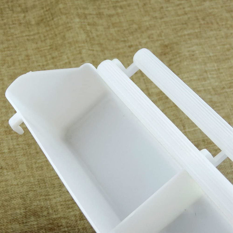 Window Pet Bird Water Feeder Cup Standing Frame Plastic Food Feeder Device for Parrots Budgie Cockatiel Poultry Pigeon Quail Cages Feeder Animals & Pet Supplies > Pet Supplies > Bird Supplies > Bird Cage Accessories > Bird Cage Food & Water Dishes MUDUOBAN   