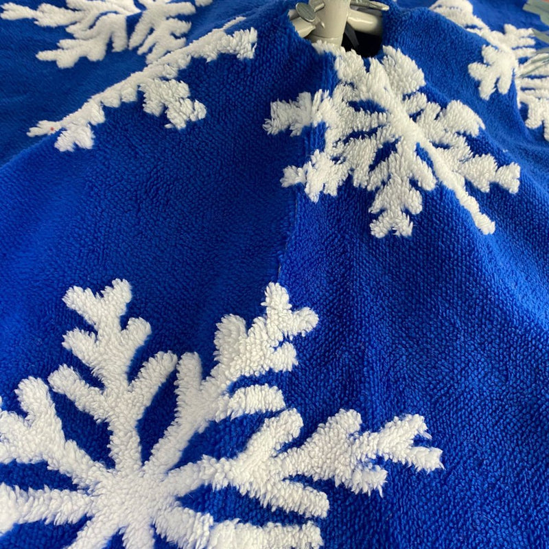 Licupiee Plush Christmas Tree Skirt round Soft Plush Snow Decor for Festival Holiday Winter Decorations Party Supplies Home & Garden > Decor > Seasonal & Holiday Decorations > Christmas Tree Skirts Licupiee   