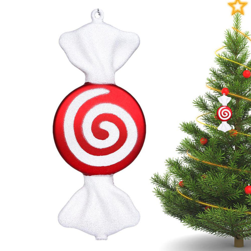 Ibaste Christmas Candy Decorations for Tree Large Candy Sweet Decorative Ornaments for Christmas Tree Candy Sweet Pendant Decoration Party Supplies Applied Home & Garden > Decor > Seasonal & Holiday Decorations& Garden > Decor > Seasonal & Holiday Decorations iBaste oblate spiral pattern  