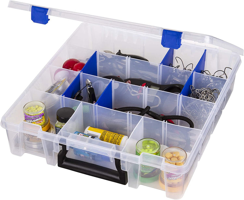Flambeau Outdoors 4007 Tuff Tainer, Fishing Tackle Tray Box, Includes [12] Zerust Dividers, 24 Compartments Sporting Goods > Outdoor Recreation > Fishing > Fishing Tackle Flambeau Inc. 9007 Tuff Tainer  