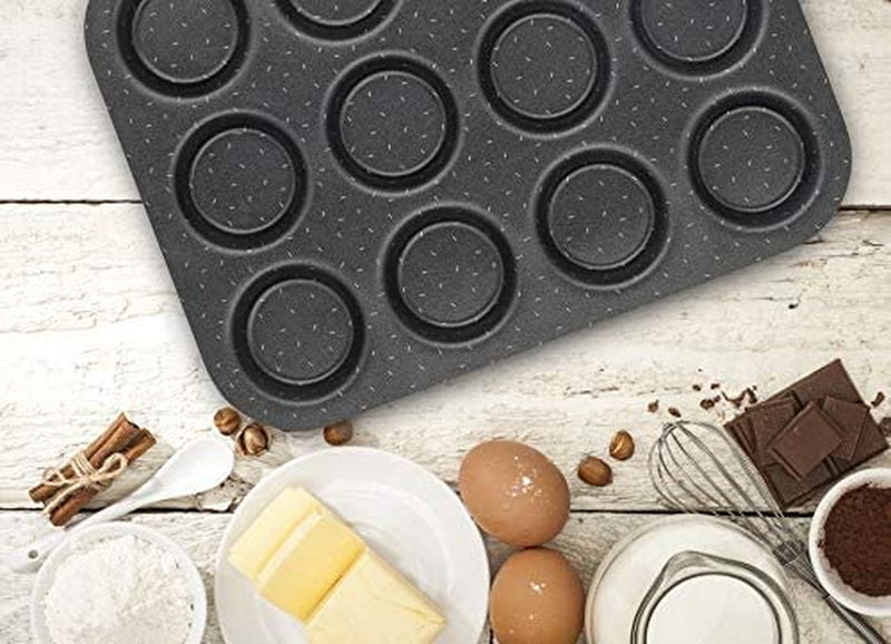 Tefal J1602802 Success 12-Mould Baking Tray Aluminium Black 30 X 23 X 1,5 Cm. Home & Garden > Kitchen & Dining > Cookware & Bakeware Tefal   