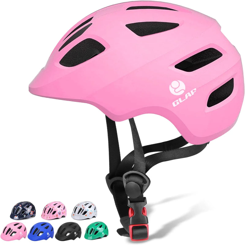 GLAF Toddler Bike Helmet Kids Baby Bike Helmet for 1 Year Old and up Girls Boys Multi Sport Adjustable for Scooter Bicycle Infant Youth Child Skateboard Safety Cycling Sporting Goods > Outdoor Recreation > Cycling > Cycling Apparel & Accessories > Bicycle Helmets GLAF Matte Pink S-M (20.4''-22'') (3-8 years) 