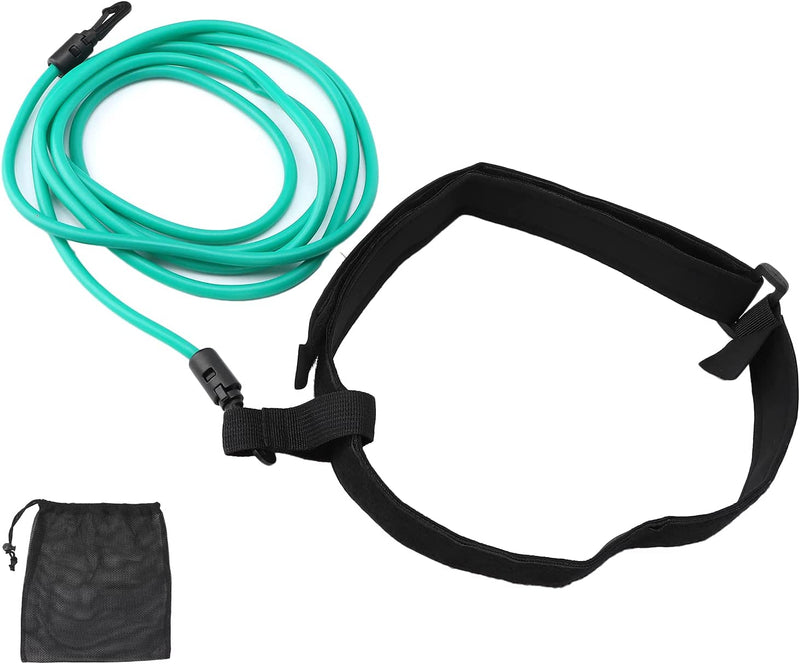 Swimming Resistance Band, Swimming Equipment Swim Tether Static Swimming Belt Swim Training Band Stationary Swimming with Storage Bag for Pools Sporting Goods > Outdoor Recreation > Boating & Water Sports > Swimming Deryang   
