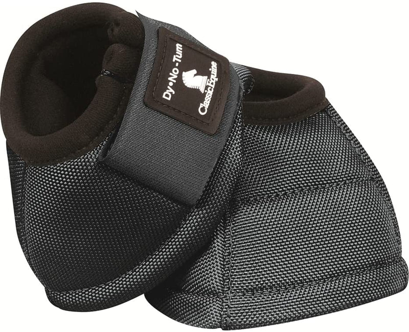 Classic Equine Dyno Turn Bell Boots Sporting Goods > Outdoor Recreation > Fishing > Fishing Rods CLASSIC ROPE COMPANY Black Small 
