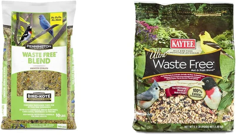 Pennington Pride Waste Free Blend Wild Bird Seed, 10 Lb Animals & Pet Supplies > Pet Supplies > Bird Supplies > Bird Food Central Garden & Pet Bird Seed + Blend, 5.5 oz  