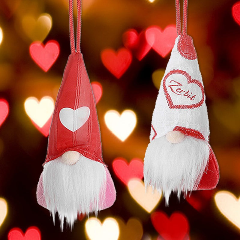 Christmas Tree Hanging Gnome Ornaments Home Party Decor Valentine'S Day Doll Pendant Christmas Tree Hanging Gnome Home & Garden > Decor > Seasonal & Holiday Decorations Wisremt 6.3*2.95" Multi-color *2 