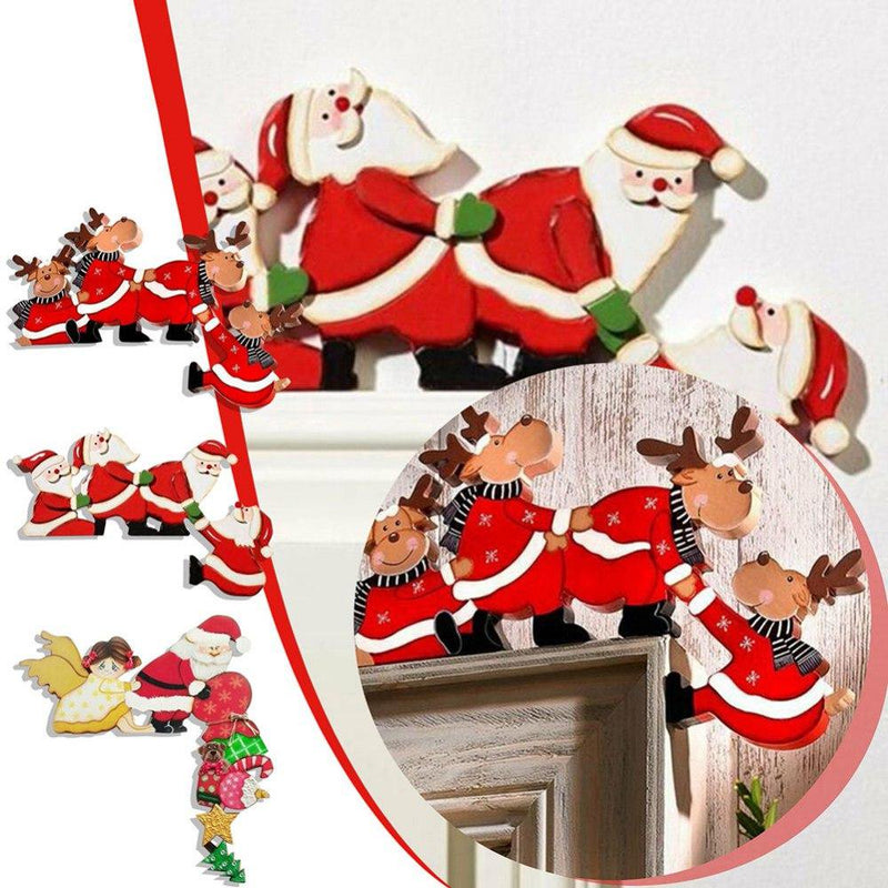 Christmas Door Decoration Funny,Tumbling Reindeer for Door Frames Home Home & Garden > Decor > Seasonal & Holiday Decorations& Garden > Decor > Seasonal & Holiday Decorations Novelty   