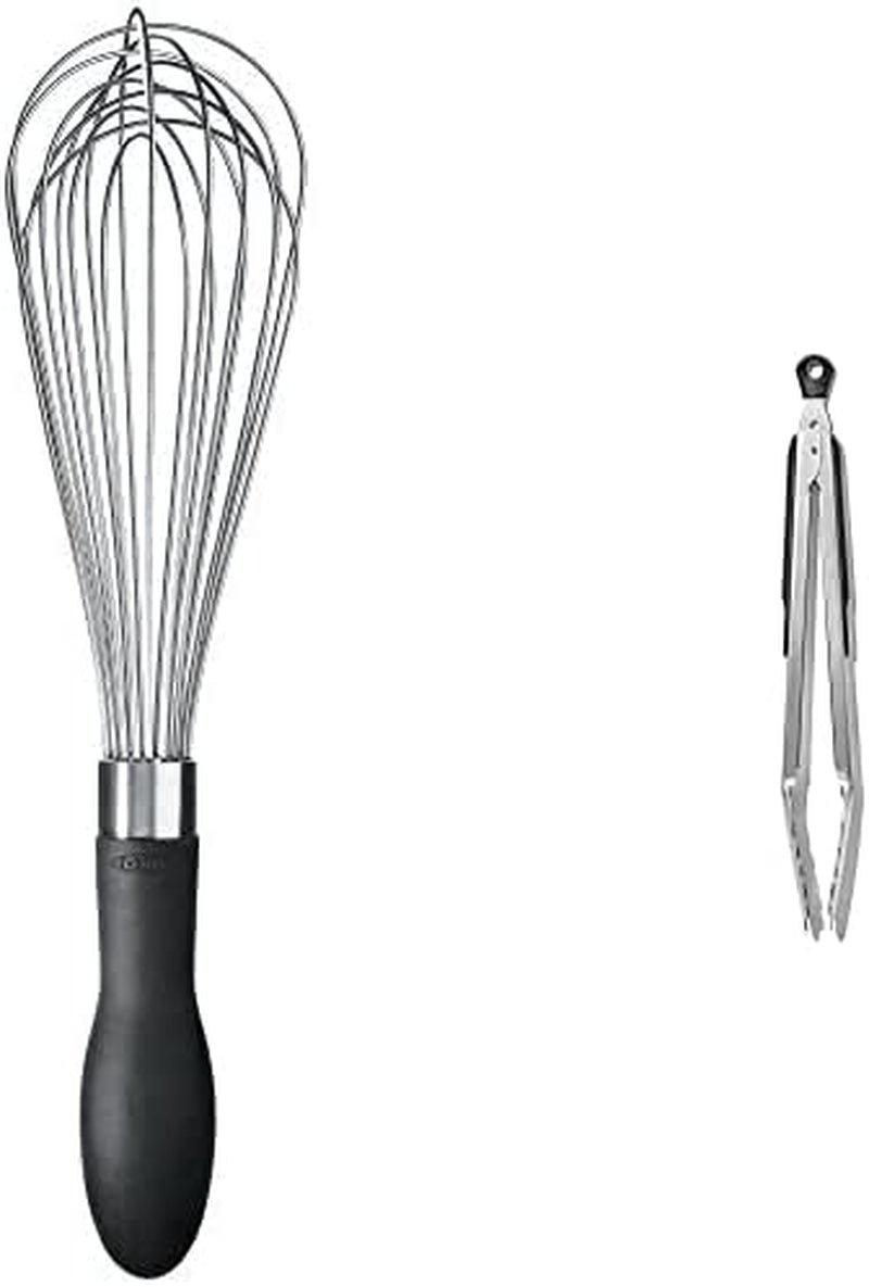 OXO Good Grips 11-Inch Balloon Whisk,Black Home & Garden > Kitchen & Dining > Kitchen Tools & Utensils OXO Whisk + Locking Tongs  