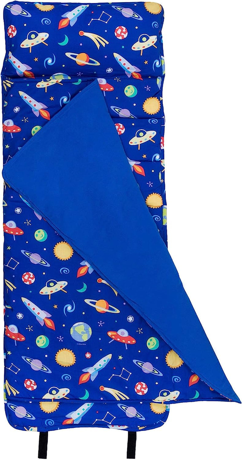 Wildkin Original Nap Mat with Reusable Pillow for Boys & Girls, Perfect for Elementary Sleeping Mat, Features Hook & Loop Fastener, Cotton Blend Materials Nap Mat for Kids (Trains, Planes, and Trucks) Sporting Goods > Outdoor Recreation > Fishing > Fishing Rods Wildkin Out of this World  