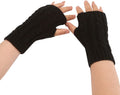 Mittens for Women Cold Weather Insulated Women Fashion Knitted Plush Twist Windproof Warm Ski Gloves Mittens Men Sporting Goods > Outdoor Recreation > Boating & Water Sports > Swimming > Swim Gloves Bmisegm Black One Size 