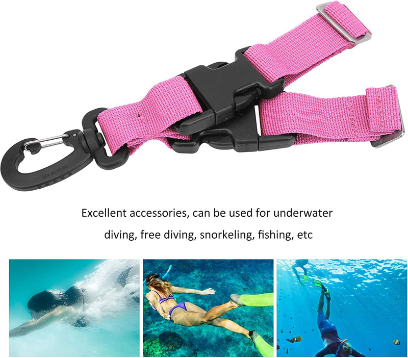 Keeper Strap, Lightweight Practical Nylon Buckle Belt, Diving Equipment Snorkeling Toolsnorkeling Tool for Diving Snorkeling Sporting Goods > Outdoor Recreation > Boating & Water Sports > Swimming Ruining   