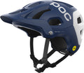 POC, Tectal Race MIPS Mountain Bike Helmet for Trail and All-Mountain Riding Sporting Goods > Outdoor Recreation > Cycling > Cycling Apparel & Accessories > Bicycle Helmets POC Lead Blue/Hydrogen White Matt M/54-60cm 