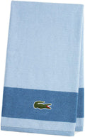 Lacoste Match Bath Towel, 100% Cotton, 600 GSM, 30"X52", Magenta Home & Garden > Linens & Bedding > Towels Lacoste Sky  