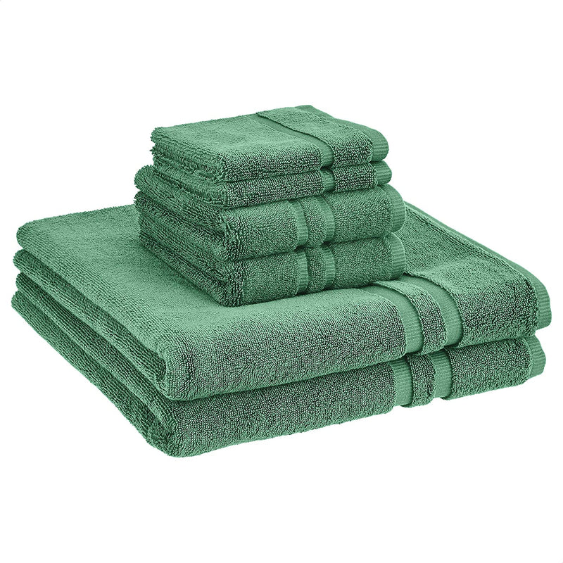 GOTS Certified Organic Cotton Washcloths - 12-Pack, Pristine Snow Home & Garden > Linens & Bedding > Towels KOL DEALS Malachite Green 6-Piece Towel Set 