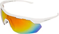 RAWLINGS RY134 Youth Baseball Shielded Sunglasses Lightweight Sports Youth Sport Sporting Goods > Outdoor Recreation > Winter Sports & Activities Rawlings White/Rainbow  