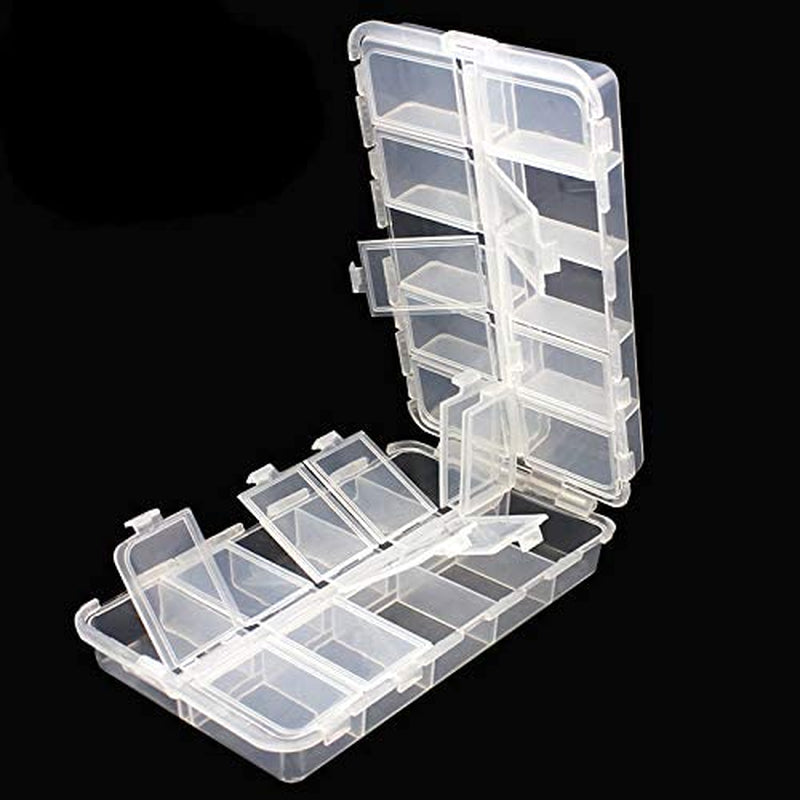 Origlam Premium 20 Compartments Tackle Boxes, Tackle Utility Boxes, Plastic Box Storage Organizer Box with Adjustable Dividers, Fishing Tackle Storage Box Organizer Sporting Goods > Outdoor Recreation > Fishing > Fishing Tackle OriGlam   