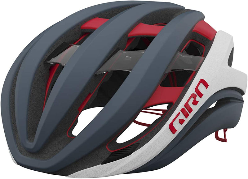 Giro Aether Spherical Adult Road Cycling Helmet Sporting Goods > Outdoor Recreation > Cycling > Cycling Apparel & Accessories > Bicycle Helmets Giro Matte Portaro Grey/White/Red (2021) Small (51-55 cm) 