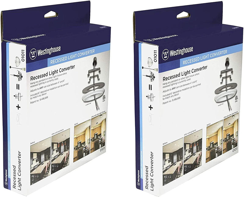 Westinghouse 0101100 Recessed Light Converter - 2 Pack Home & Garden > Lighting > Lighting Fixtures Westinghouse Lighting 2 Pack  