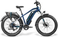 MAGICYCLE Fat Tire Electric Bike for Adults 750W Motor 52V 15AH/20AH Large Battery E Bike 26'' Fat Tire Electric Bike 25MPH 7-Speed up to Electric Mountain Bike Sporting Goods > Outdoor Recreation > Cycling > Bicycles MAGICYCLE Midnight Blue Cruiser Pro Step-over 