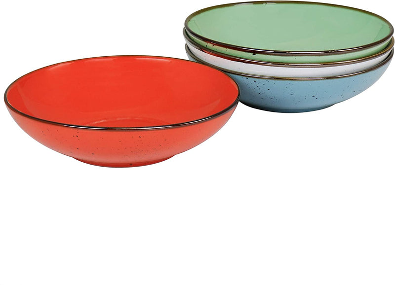 Elama Mix and Match Multi Colored Assorted Dinnerware Set, 20 Piece, Multicolor