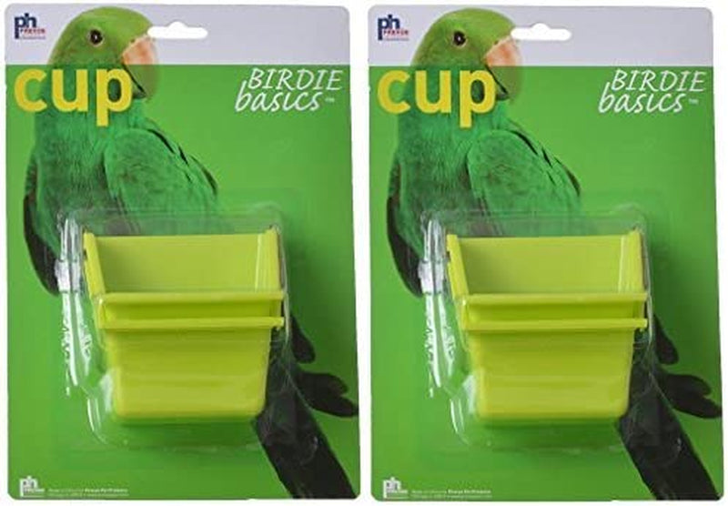 (2 Pack) Prevue Birdie Basics Perch Cups 4Oz Animals & Pet Supplies > Pet Supplies > Bird Supplies > Bird Cage Accessories > Bird Cage Food & Water Dishes Prevue Pet Products   