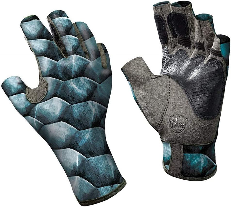 Buff Pro Series Angler Gloves II Tarpon Scales S/M Sporting Goods > Outdoor Recreation > Boating & Water Sports > Swimming > Swim Gloves Buff   