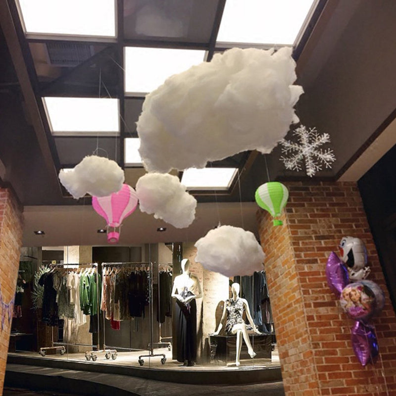 D-GROEE Artificial Cloud Props Creative Floating Cotton 3D Cloud Shape DIY Decorative Hanging Ornament Decoration Supplies for Christmas Art Stage Wedding Party Stage Show Decor Home & Garden > Decor > Seasonal & Holiday Decorations& Garden > Decor > Seasonal & Holiday Decorations D-GROEE   