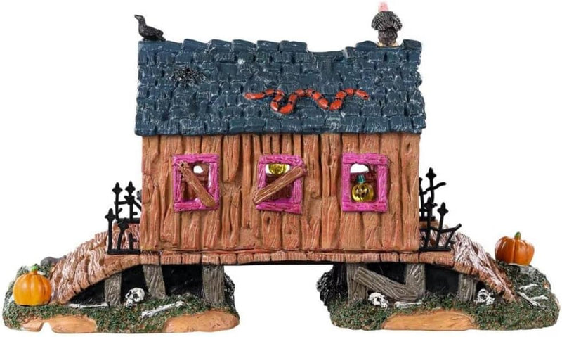 Lemax Village Collection - Spooky Town Creepy Covered Bridge Village Accessory