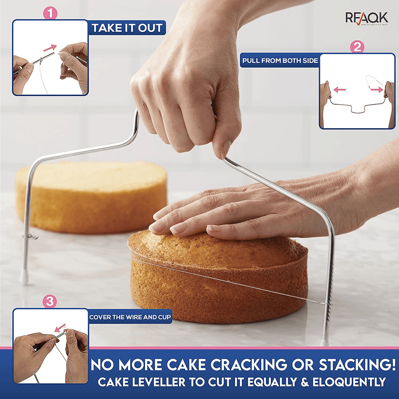 35PCs Cake Turntable and Leveler-Rotating Cake Stand with Non slip pad-7 Icing Tips and 20 Bags- Straight & Offset Spatula-3 Scraper Set -EBook-Cake Decorating Supplies Kit -Baking Tools & Accessories Home & Garden > Kitchen & Dining > Kitchen Tools & Utensils > Cake Decorating Supplies RFAQK   