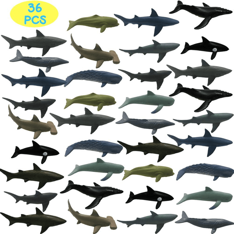 36 Pack Valentines Day Gifts Cards with Sea Ocean Animal Figurines Toys, Valentine'S Greeting Cards for Kids Valentine'S School Classroom Prize Party Favor Toys, Valentine Gift Exchange Home & Garden > Decor > Seasonal & Holiday Decorations UMEELR   
