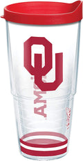 Tervis Made in USA Double Walled University of Oklahoma Sooners Insulated Tumbler Cup Keeps Drinks Cold & Hot, 24Oz, All Over