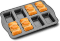 HONGBAKE Bread Pan for Baking Loaf Pan Set 1 Lb Loaf Pan with Wide Grips Nonstick Bread Tin 3 Pack, 8.5 X 4.5 Inch Perfect for Homemade Bread, Grey Home & Garden > Household Supplies > Storage & Organization HONGBAKE Black 14.2 x 9.5 x 1.3" 