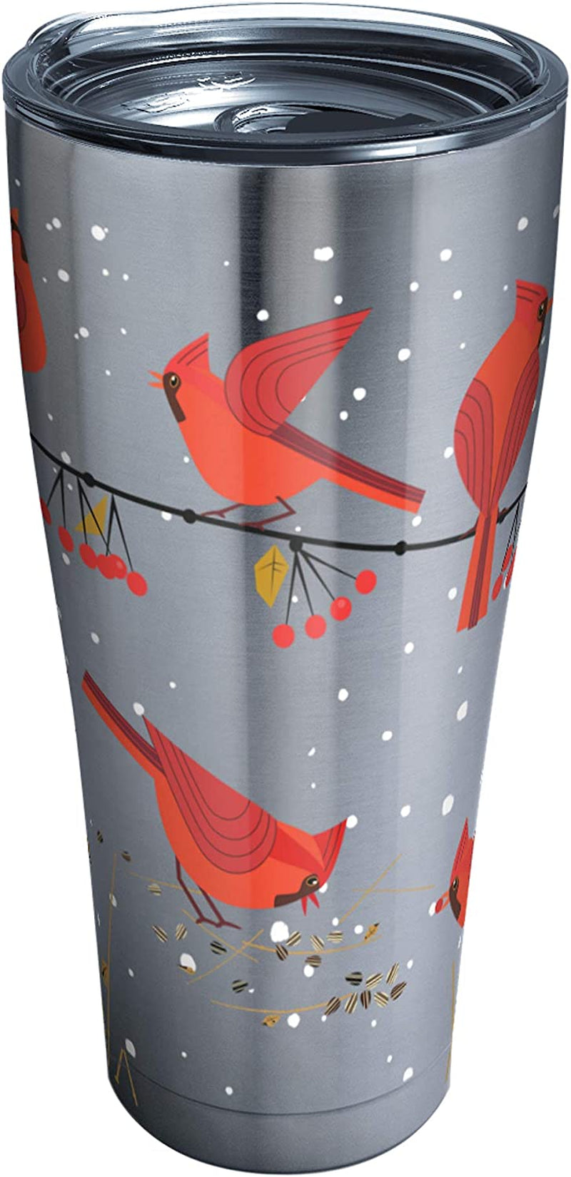 Tervis Made in USA Double Walled Festive Holiday Season Cardinals Insulated Tumbler Cup Keeps Drinks Cold & Hot, 16Oz Mug, Classic Home & Garden > Kitchen & Dining > Tableware > Drinkware Tervis Stainless Steel 30oz 