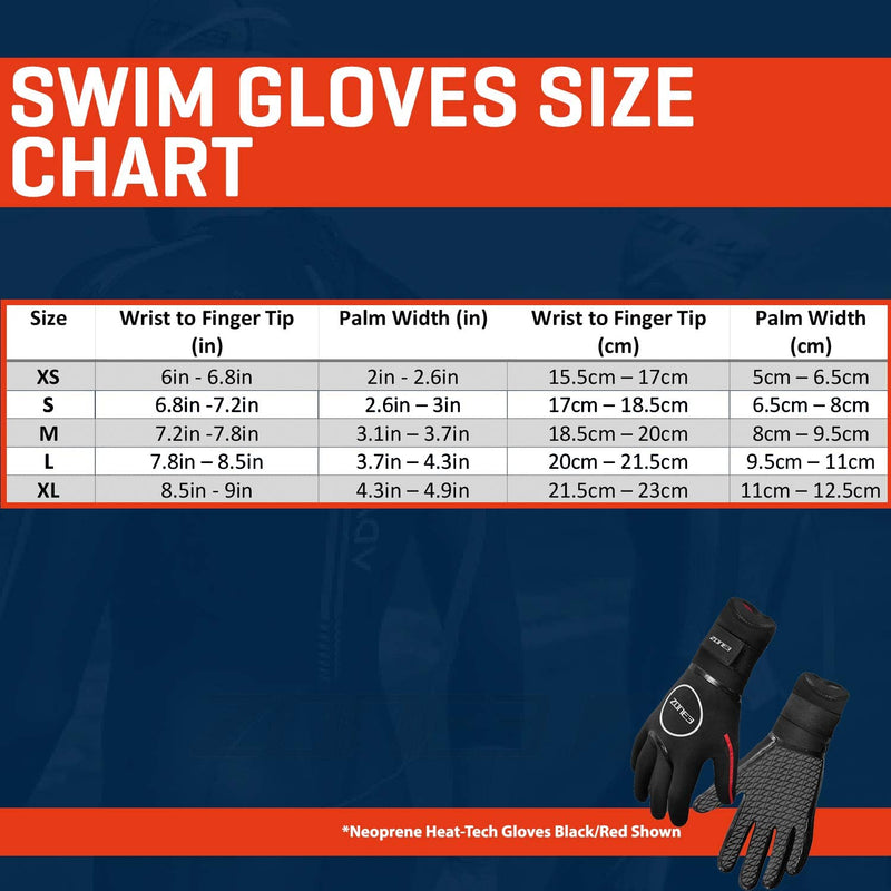 ZONE3 Neoprene Heat-Tech Warmth Swim Gloves Sporting Goods > Outdoor Recreation > Boating & Water Sports > Swimming > Swim Gloves ZONE3   