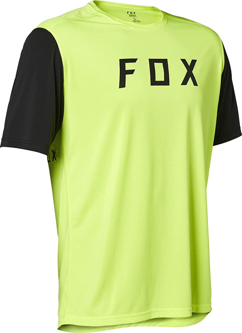 Fox Racing Men'S Ranger Short Sleeve Mountain Biking Jersey Sporting Goods > Outdoor Recreation > Cycling > Cycling Apparel & Accessories Fox Racing Fluorescent Yellow Large 