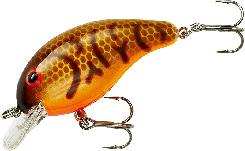 Bandit Series 100 Crankbait Bass Fishing Lures, Dives to 5-Feet Deep, 2 Inches, 1/4 Ounce Sporting Goods > Outdoor Recreation > Fishing > Fishing Tackle > Fishing Baits & Lures Pradco Outdoor Brands Brown Craw Orange Belly  