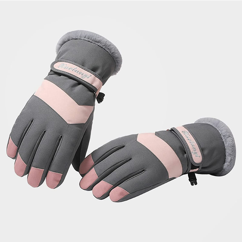 Mittens for Women Cold Weather Insulated Women Winter Outdoor Sports Skiing Riding Cold Proof Gloves Mittens Toddler Sporting Goods > Outdoor Recreation > Boating & Water Sports > Swimming > Swim Gloves Bmisegm   