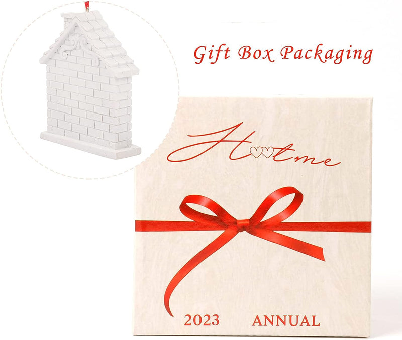 New Home Housewarming Gift 2023, Christmas Ornament Gifts House Warming Presents Keepsake for New Home Owner, New House Buyer, Moving House Friend  Hotme   